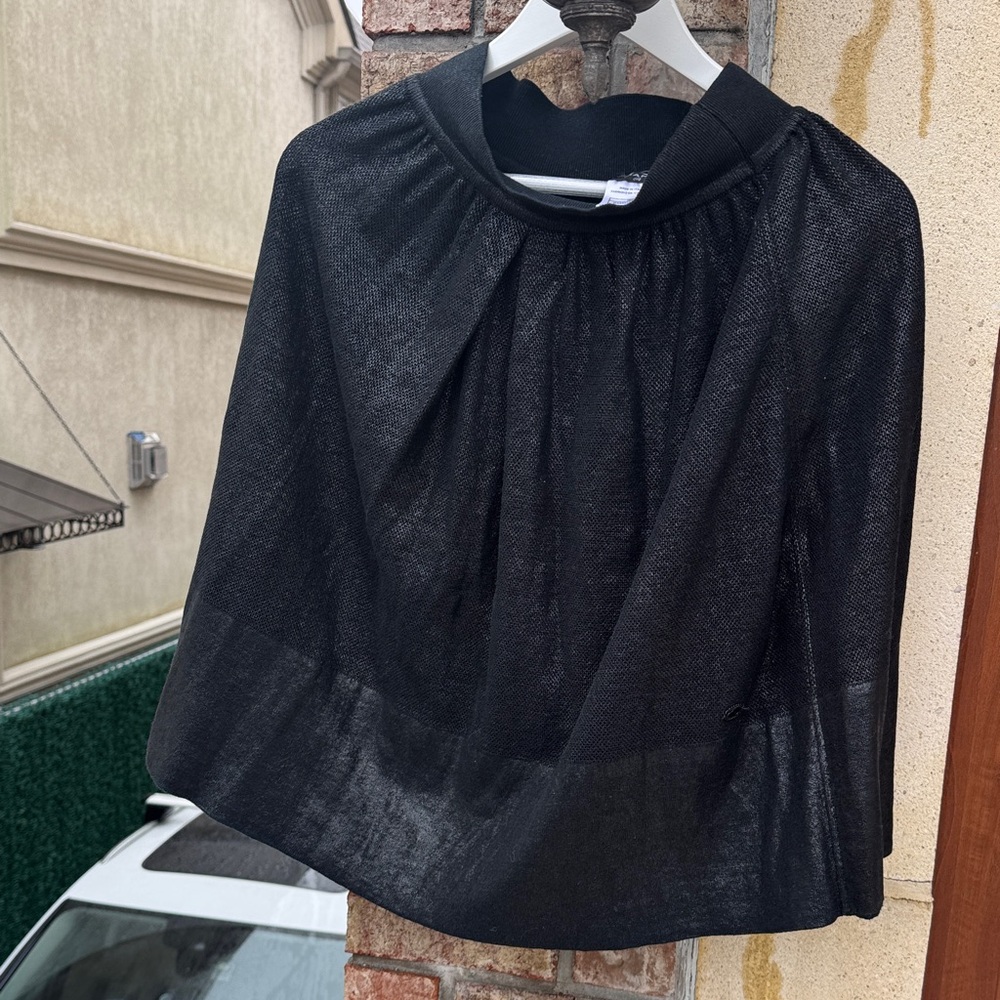 ❤️❤️❤️CHANEL Black Sheer Women's Skirt